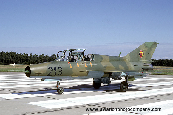 East German Air Force TAFS87 Mikoyan MiG-21US 213 (1990)