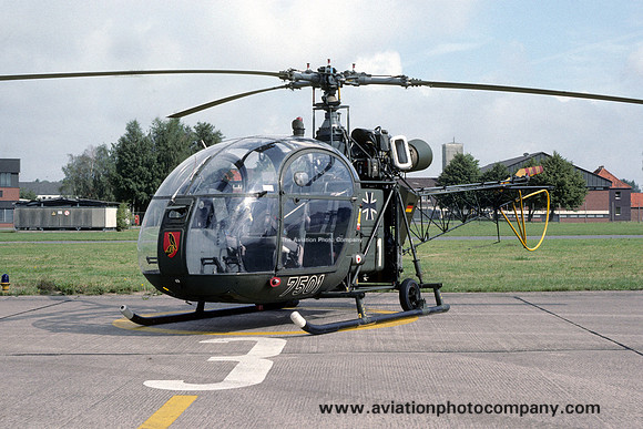 German Army HFWS Sud Alouette II 75+01 (1990)