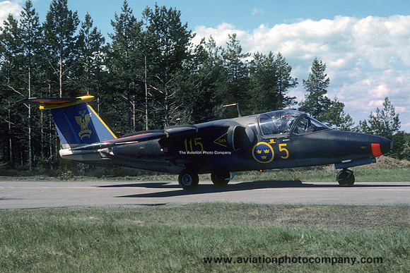 Swedish Air Force F5 SAAB 105 Sk60A 60115 (1985)