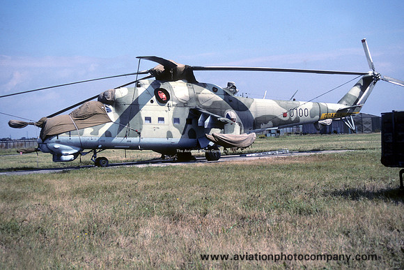 Czech Air Force Mil Mi-24D 0100 (1990)