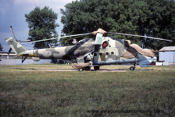 Czech Air Force Mil Mi-24D 0140 (1990)