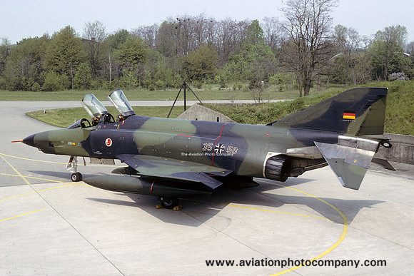 German Air Force AKG51 McDonnell RF-4E Phantom 35+58 (1990)
