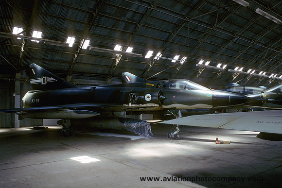 RAAF Dassault Mirage 3OA A3-93 stored at Woomera (1989)