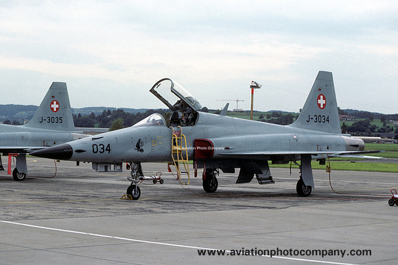 Swiss Air Force 13 Staffel Northrop F-5E Tiger J-3034 (1988)