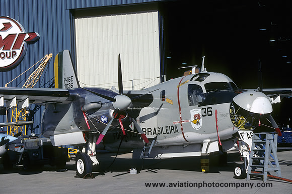 Brazilian Navy Grumman S-2T Tracker (P-16H) 7036 (1990)