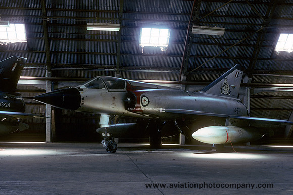 RAAF Dassault Mirage 3OA A3-33 stored at Woomera (1989)