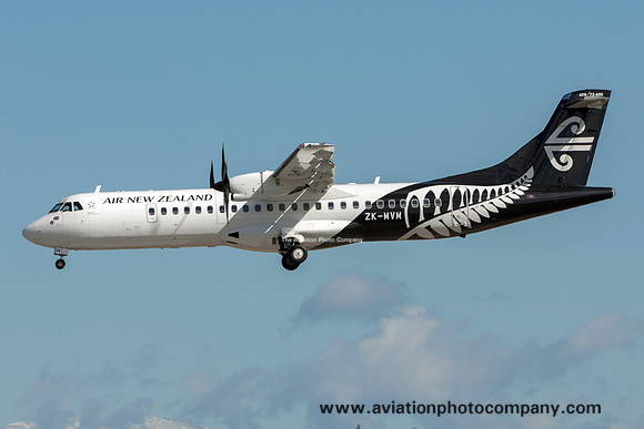 Air New Zealand Link/Mount Cook Airlines ATR-72-600 ZK-MVM at Christchurch IAP (2017)