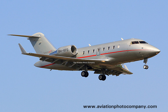 Vistajet Malta Bombardier Challenger 605 9H-VFD (2015)