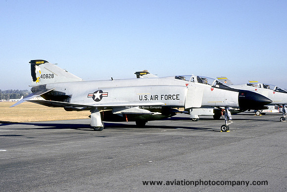 USAF Oregon ANG 123 FIS McDonnell F-4C Phantom 64-0828 (1987)