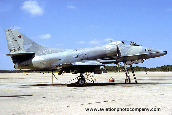 US Navy VF-43 Douglas A-4E Skyhawk 152012/23 (1987)