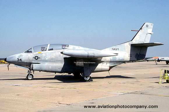 US Navy VF-43 North American T-2C Buckeye 157056/34 (1987)