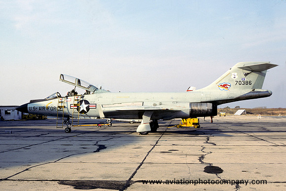 USAF New York ANG 136 FIS McDonnell F-101B Voodoo 57-0386 (1978)