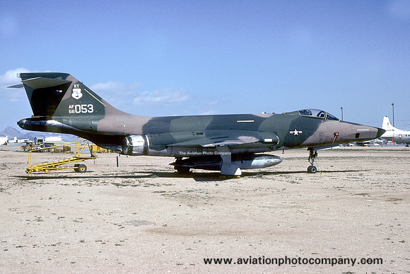 USAF Kentucky ANG 165 TRS McDonnell RF-101C Voodoo 56-0053 at MASDC Davis Monthan (1976)