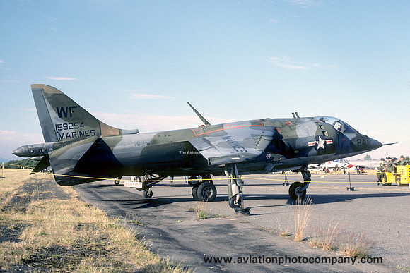 US Marines VMA-513 Hawker Siddeley AV-8A Harrier 159254/WF-24 (1978)
