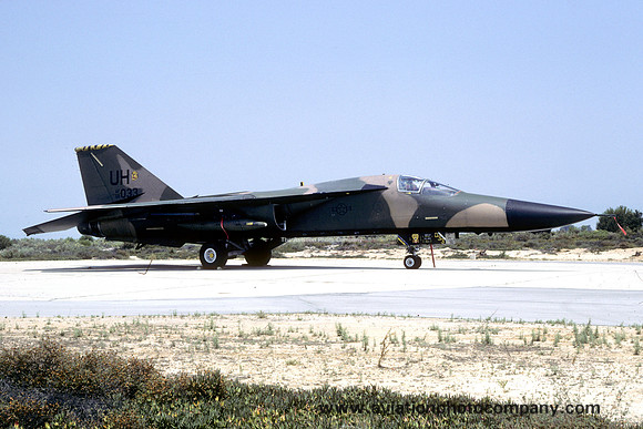 USAF 20 TFW 79 TFS General Dynamics F-111E Aardvark 68-0033/UH (1987)