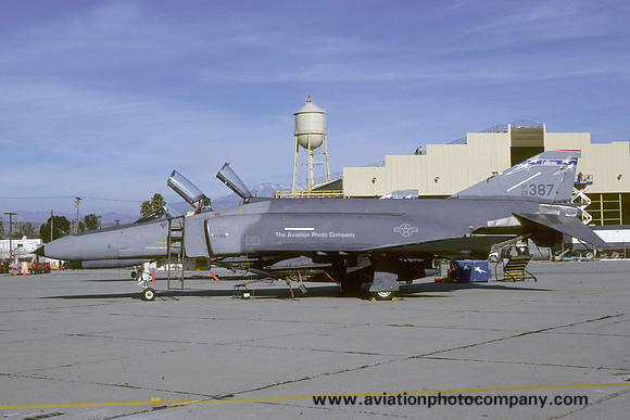 USAF California ANG 196 TFS McDonnell F-4E Phantom 68-0387 (1987)