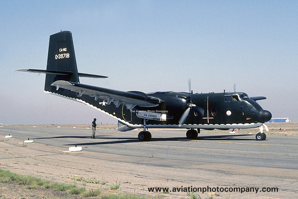 US Army California ArNG AVCRAD DHC-4 C-7A Caribou 63-9718 (1987)
