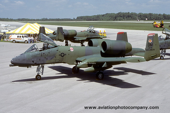 USAF 355 TFW 333 TFS Fairchild A-10A Thunderbolt 75-0272/DM (1986)