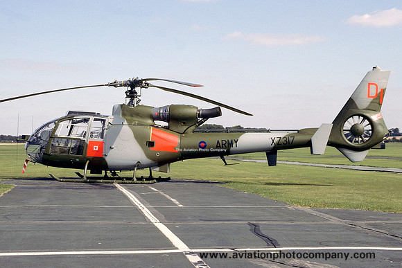 AAC 670 Squadron Westland Gazelle AH.1 XZ317 (1993)