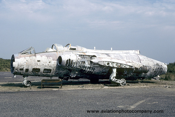 Royal Navy Blackburn Buccaneer S.1 XN934 at Predannack (1995)