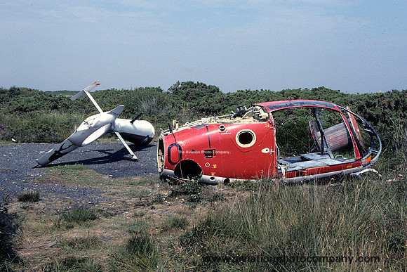 Royal Navy Westland Gazelle HT.2 ZB648 at Predannack (1995)