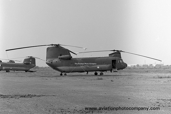 US Army Texas ArNG 149th Aviation Battalion Vertol CH-47A Chinook 62-2117 (1975)
