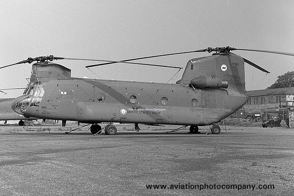US Army Texas ArNG 149th Aviation Battalion Vertol CH-47A Chinook 63-7922 (1975)