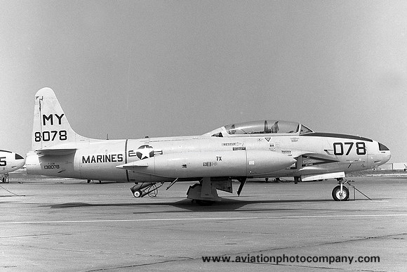 US Marines MCAR Dallas Lockheed T-33B Shooting Star 138078/MY (1975)