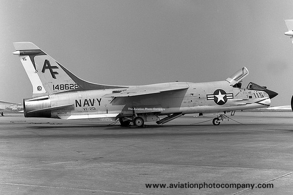 US Navy VF-201 Chance F-8H Crusader 148628/AF-115 (1975)