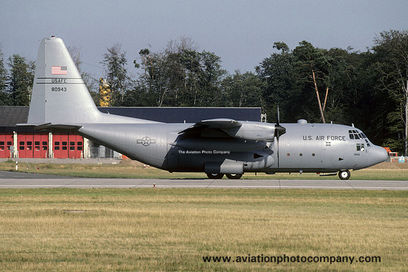 USAF 435 AW Lockheed C-130E Hercules 68-10943 (1992)