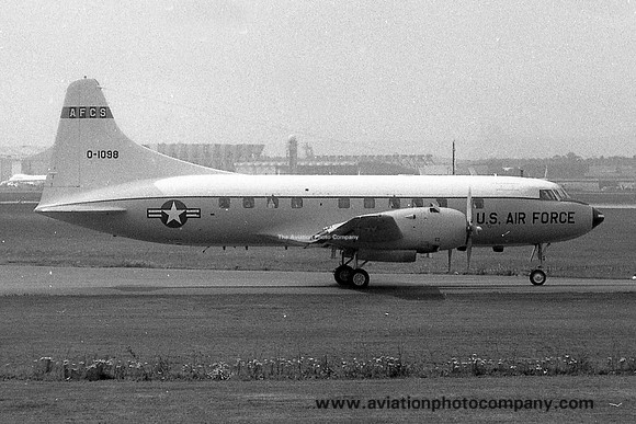 USAF EFCS Convair ET-29C 52-1098 at Rhein Main (1967)