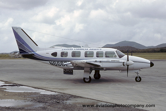Eastern Caribbean Airways Piper PA-31-350 Navajo ChieftainN66863 (9179)