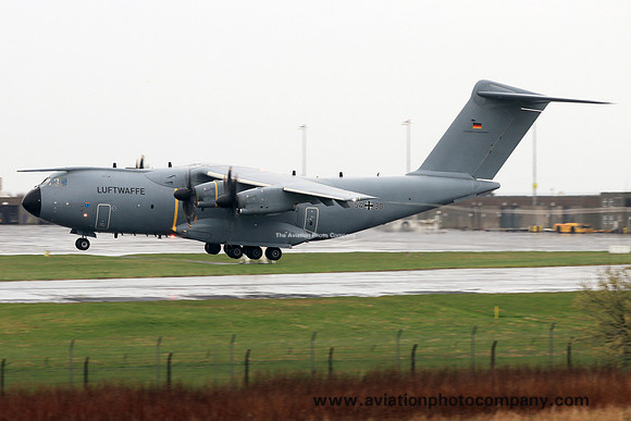 German Air Force LTG62 Airbus A400M 54+30 at Prestwick (2024)