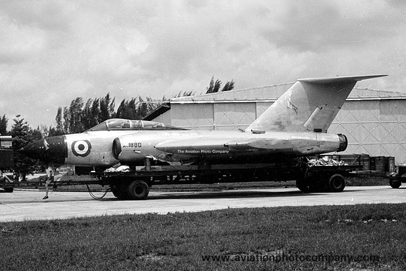 ARF Gloster Javelin FAW.9 XH880 on trailer