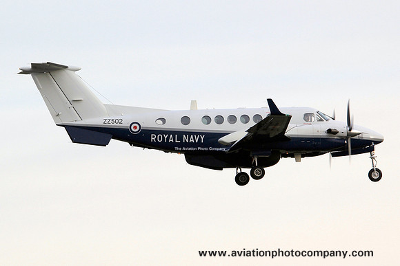 Royal Navy 750 Squadron Beech Avenger T.1 ZZ502 at Prestwick (2014)