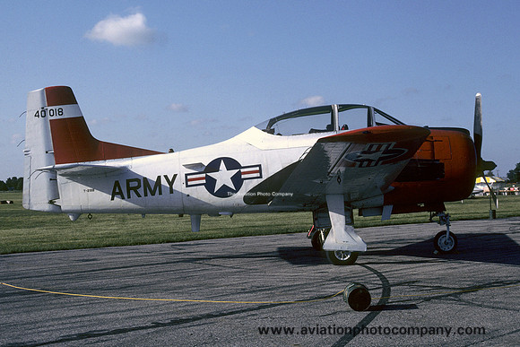 US Army Fort Bragg North American T-28B 140018 (1985)