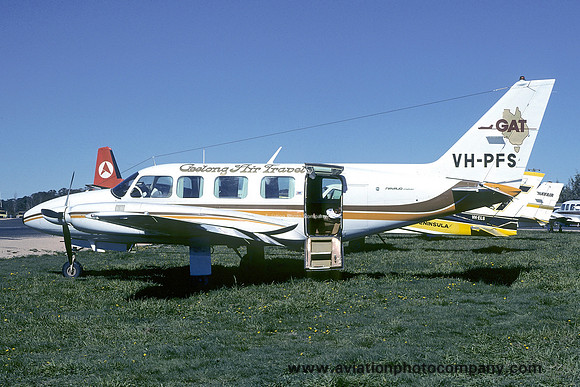 Geelong Air Transport Piper PA-31-350 Navajo Chieftain VH-PFS (1978)