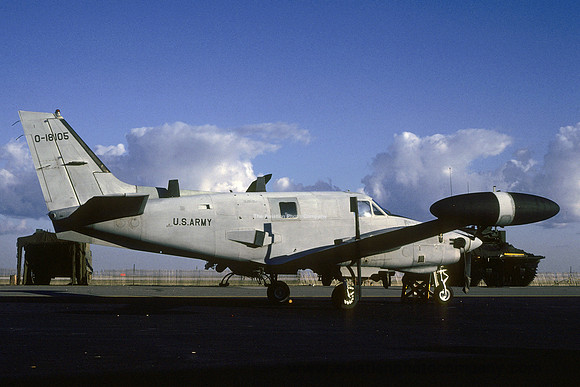 US Army 224 MIB Beech RC-21H Ute 67-18105 (1989)