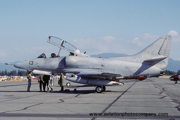 US Navy VX-5 Douglas TA-4J Skyhawk 152853/13 (1988)