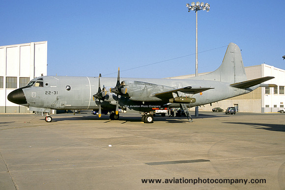 Spanish AIr Force Ala 22 Lockheed P-3B Orion P.3-08/22-31 (2006)