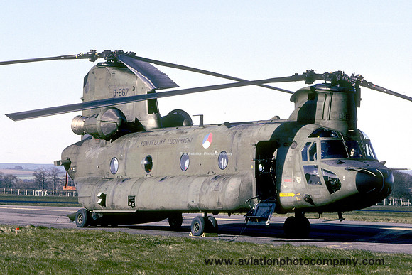 Dutch Air Force 298 Squadorn Vertol CH-47D Chinook D-667 (2007)