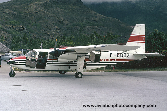 Air Tahiti Britten Norman BN-2A-8 Islander F-OCOZ (1973)