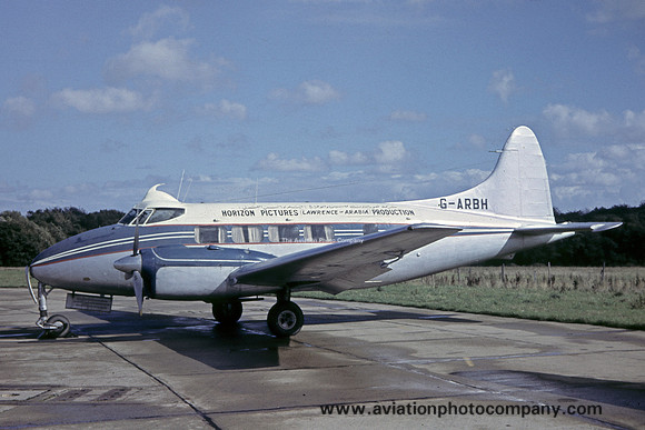 Horizon Pictures Lawrence of Arabia Production De Havilland Dove 1B G-ARBH (1961)