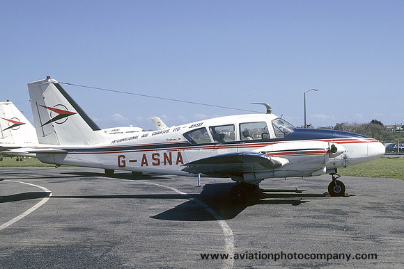 International Air Charter Jersey Piper PA-23-250 Aztec B G-ASNA (1973)