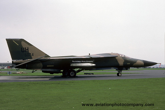 USAF 20 TFW 55 TFS General Dynamics F-111E Aardvark 68-0074/UH (1987)
