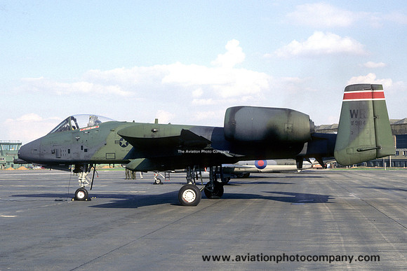 USAF 81 TFW 78 TFS Fairchild A-10A Thunderbolt 81-0984/WR (1987)