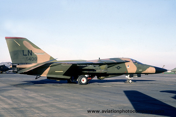 USAF 48 TFW 494 TFS General Dynamics F-111F Aardvark 70-2408/LN (1987)