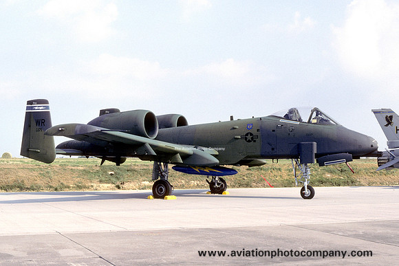 USAF 81 TFW 91 TFS Fairchild A-10A Thunderbolt 80-0171/WR (1987)