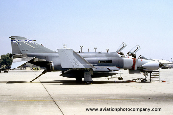 USAF California ANG 196th Tactical Fighter Squadron McDonnell F-4C Phantom 64-0682 (1987)