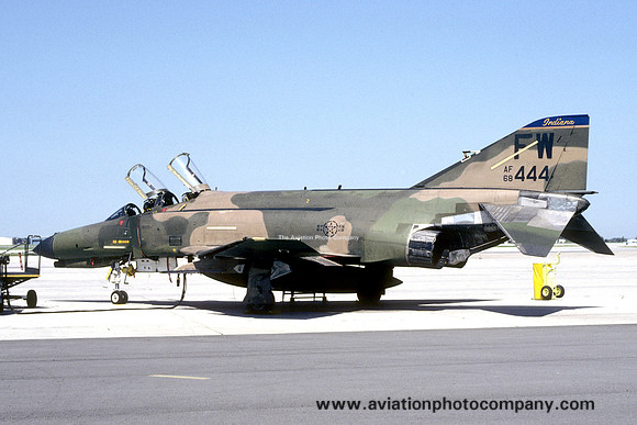 USAF Indiana Air National Guard 163rd Tactical Fighter Squadron McDonnell F-4E Phantom 68-0444/FW (1986)